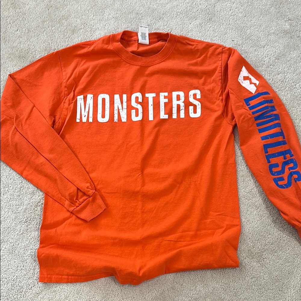 Monsters of Hip Hop Orange Long Sleeve Shirt